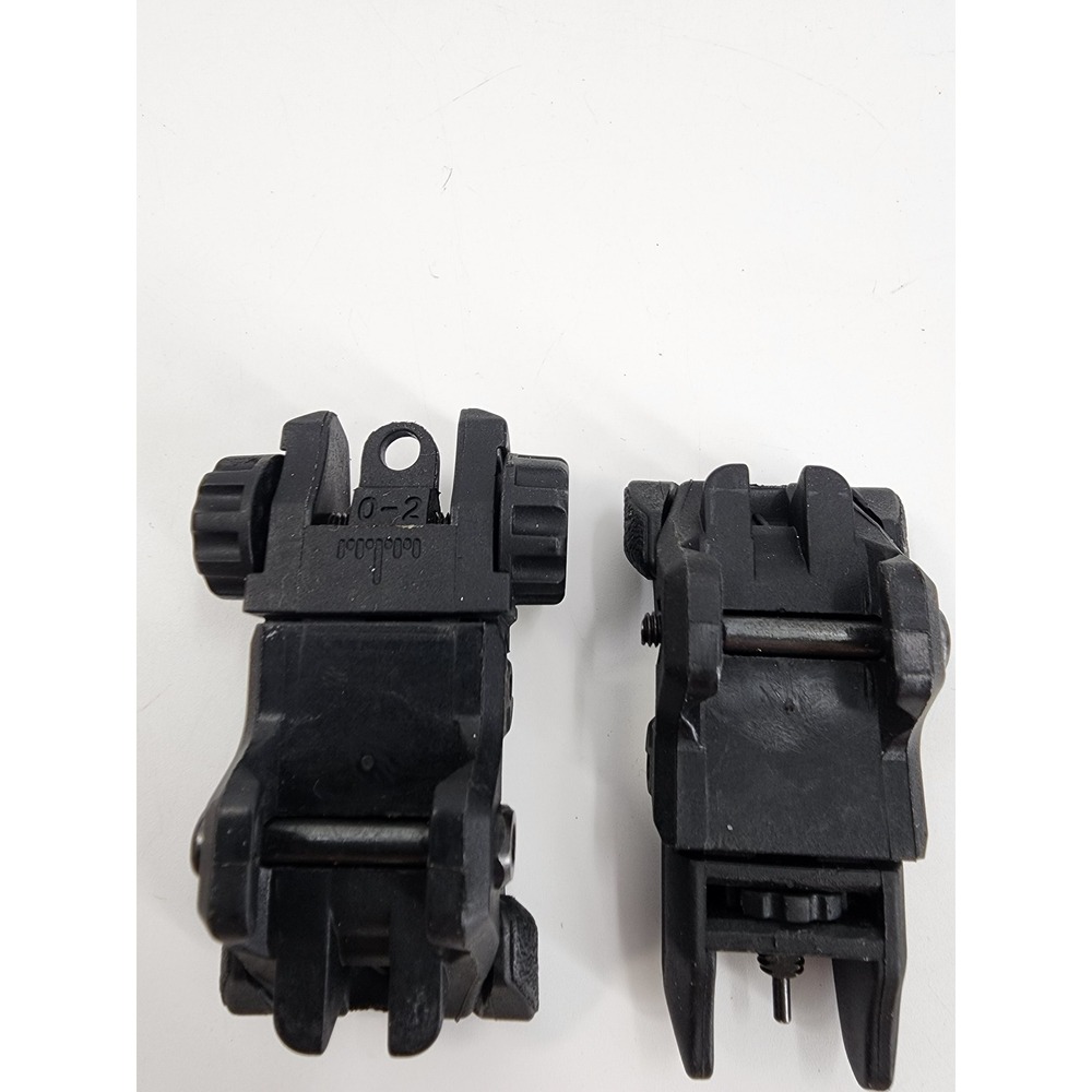 Magpul MBUS Gen 2 Flip-Up Sight Set Front and Rear Black Polymer Back-Up Sights - Picture 2 of 5